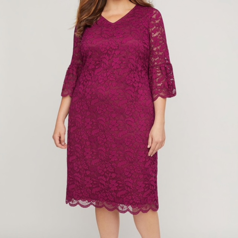 Plus sized cocktail dress